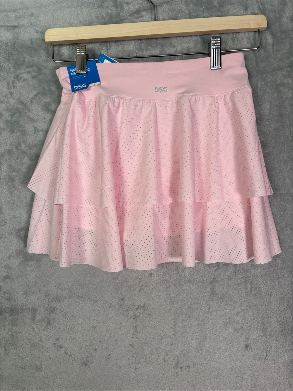 NWT New DSG Pink Stride Performance Mid-Rise Skort Size Girls Medium 10-12 - Picture 8 of 9